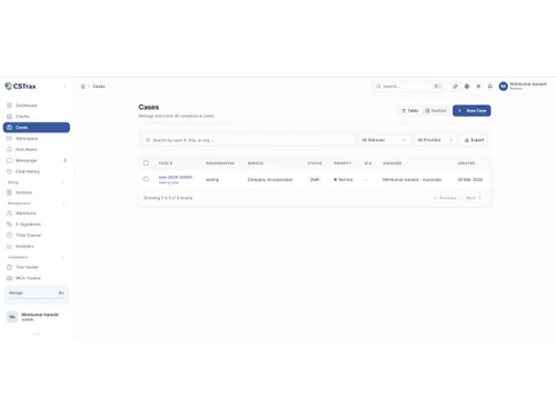 CSTrax features