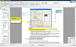 pdf-x sticky notes