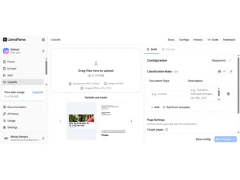 LlamaParse-classify
