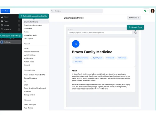 spruce health-profile