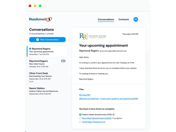 hushmail-template