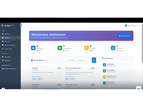 EveriAI dashboard
