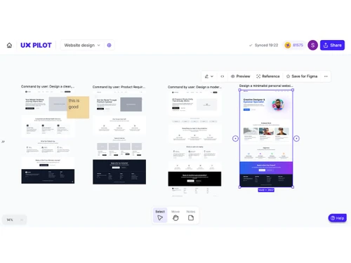 UX Pilot-templates