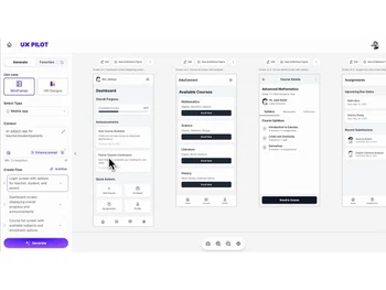 UX Pilot-wireframes
