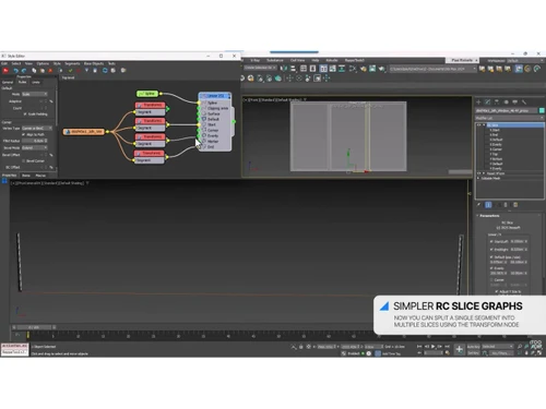iToosoft RailClone-Spline RC Slice Graphs