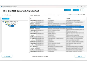 Cigati MBOX Converter tool