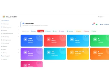 SmartAgent dashboard