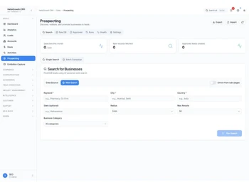 hellogrowthcrm prospecting