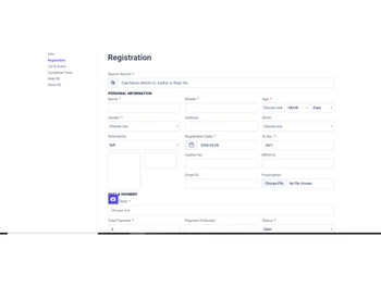 patho-clinic-registration