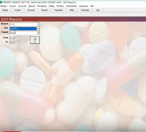 Prompt RXs gst report