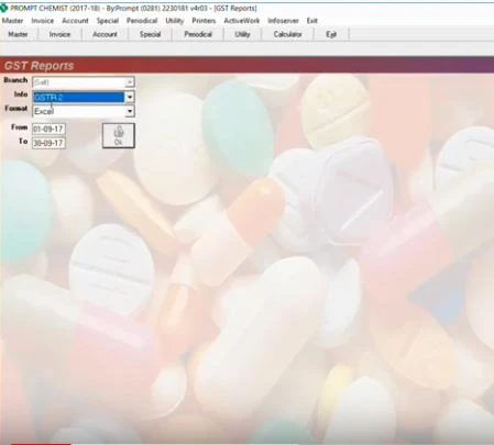 Prompt RXs gst report