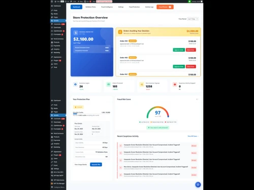 Sensfrx dashboard