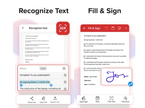 MobiPDF-recognize text