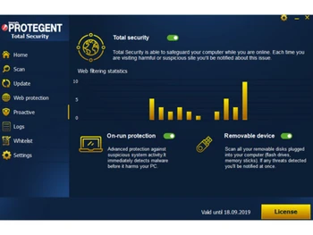 protegent total security-interface