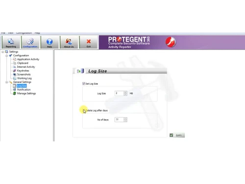 protegent-complete-security-logsize