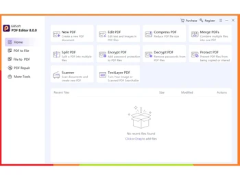 gilisoft pdf editor-options