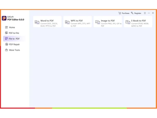 gilisoft pdf editor-wordtopdf
