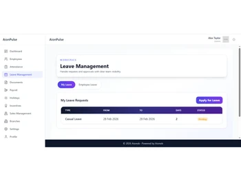 AionPulse leave management