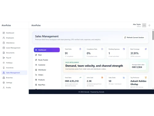 AionPulse sales management