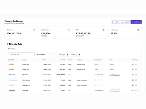 SiteSathi Site Finance