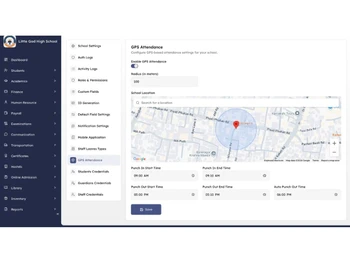 VidyalayaERP Gps Attendance