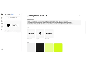 Lovart AI-brand kit