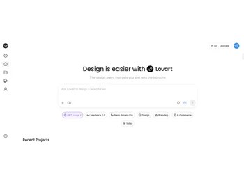 Lovart AI-dashboard