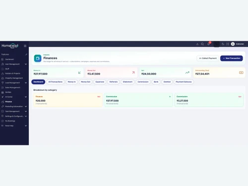 homelead dashboard