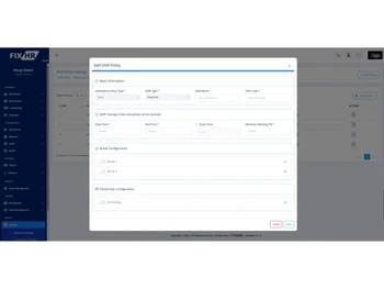 FixHR shift management