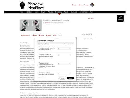 Planview IdeaPlace-review