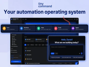 TinyCommand dashboard