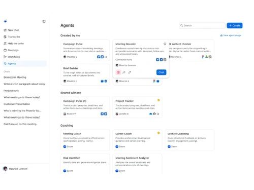 Zoom AI Companion-agents