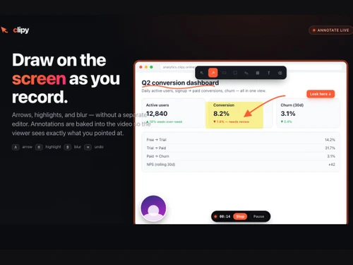 clipy screen record