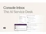 Console-service desk
