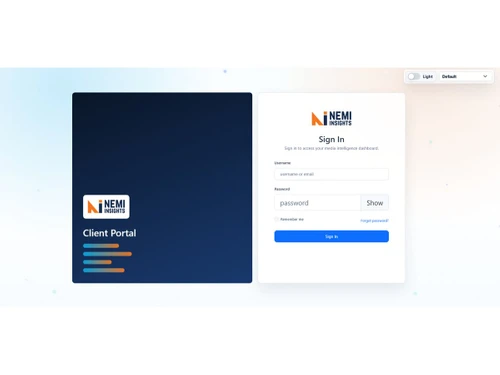 Nemi Insights login