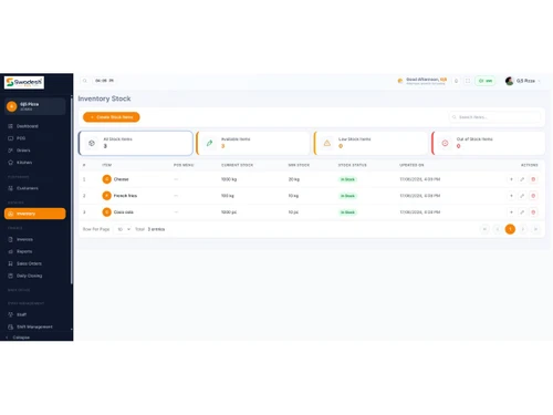 Swadesh POS Inventory