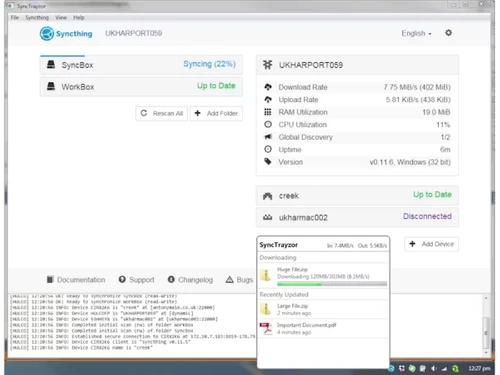 Syncthing-syncbox