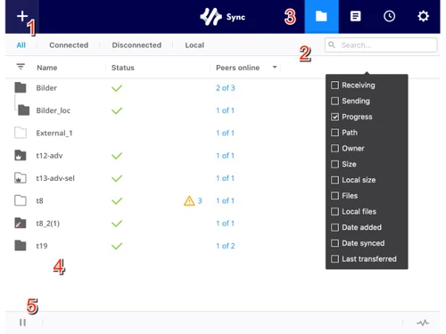Resilio Sync-connect