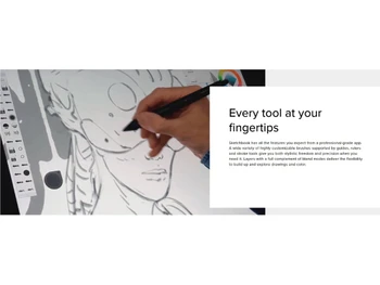 sketchbook fingertips