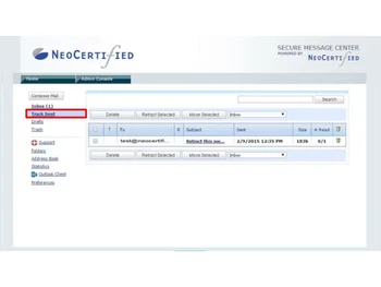 NeoCertified-track sent