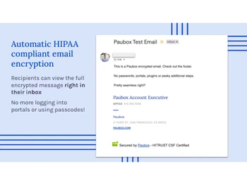 Paubox Email Suite-compliant