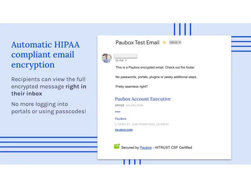 Paubox Email Suite-compliant