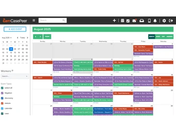 8am CasePeer-calendar