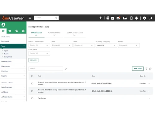 8am CasePeer-task