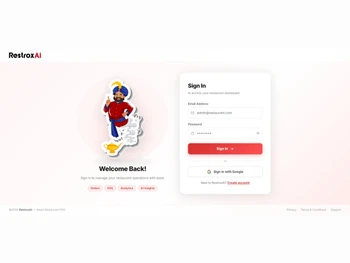 RestroxAI login