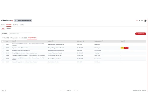 ClientBase-dashboard