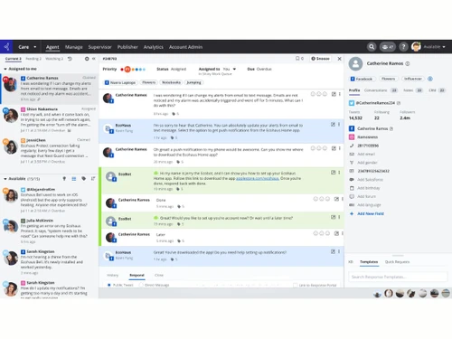 Khoros Marketing chats