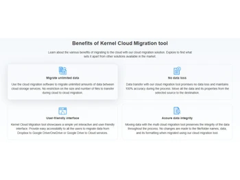Kernel Cloud Migration Software- migration tool