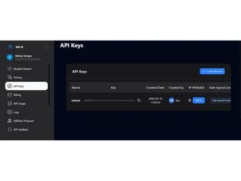 KIE AI-api keys