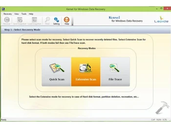 Kernel Data Recovery Tools-Recovery mode